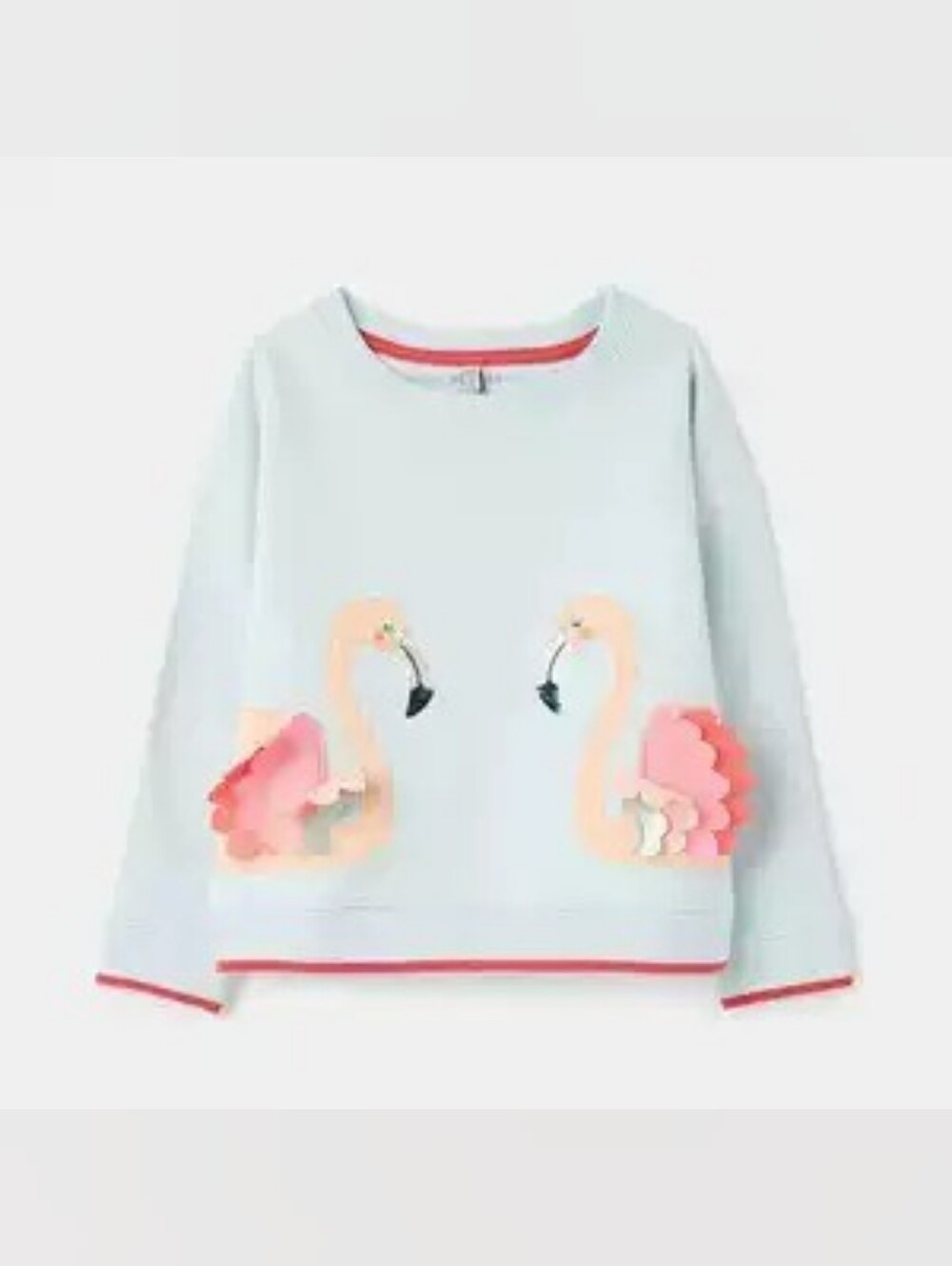 EUC Joules Flamingo Crewneck Size 9-10yrs